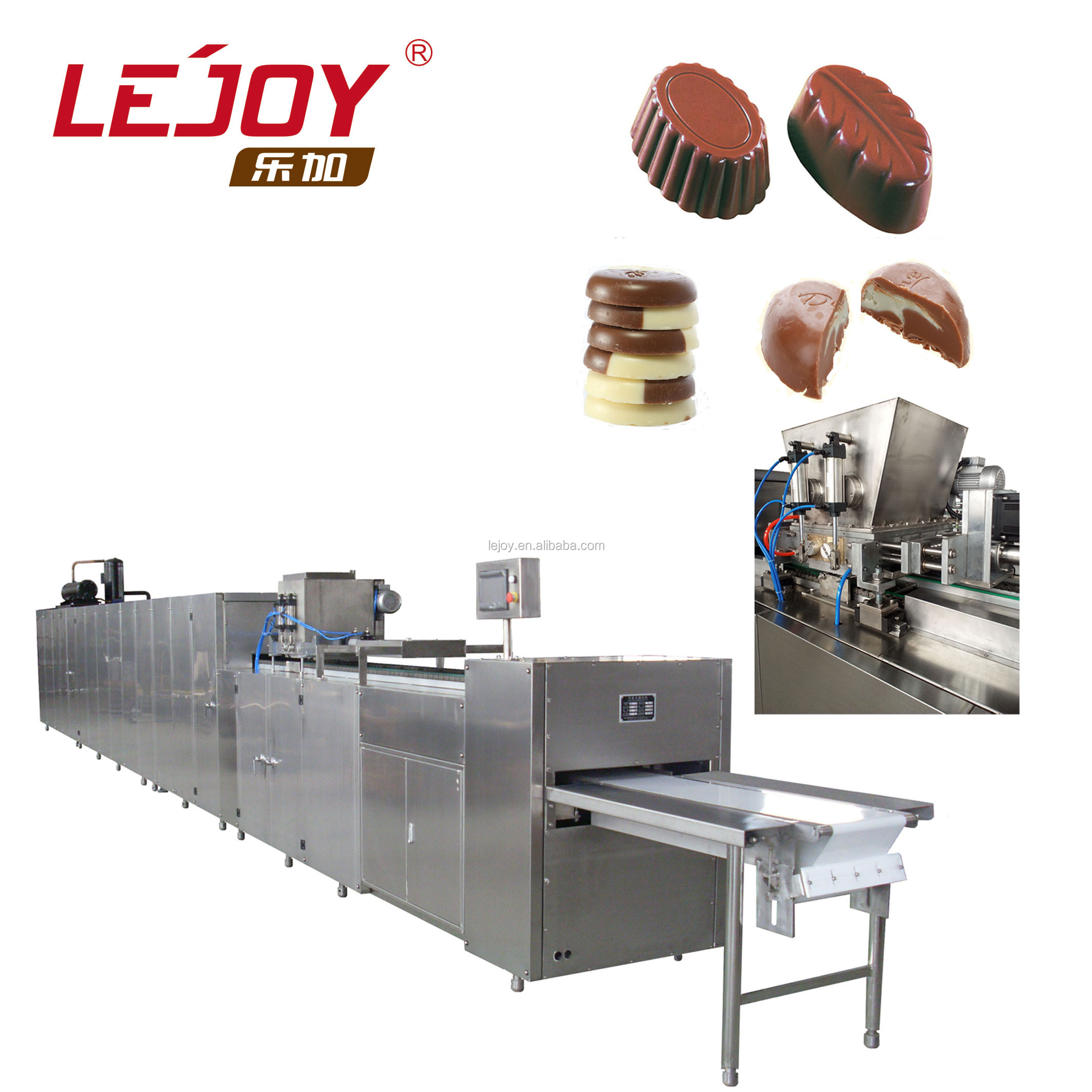 Single Head Chocolate Filling Machine for Chocolate Praline Making Chocolate Moulding