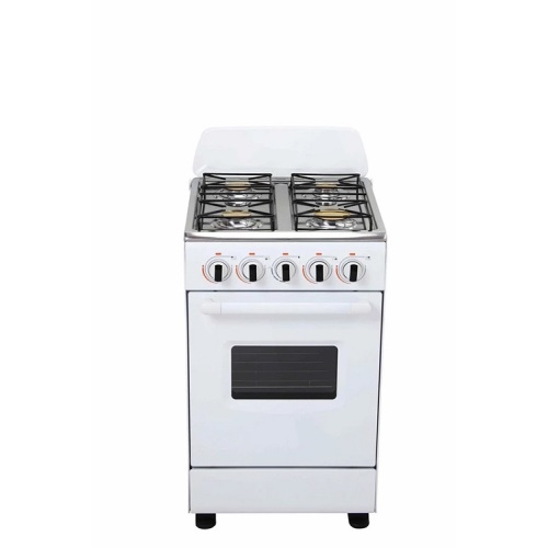 White ColorPanel 4 BurnerStanding Gas Stove WithOven