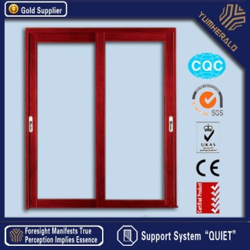 New Design Australian Standard Wood Grain Anodized Accordion Door Installation for Bathroom