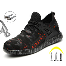 Indestructible Shoes Men Steel Toe Work Safety Boots Anti-puncture Safety Shoes Men Boots Breathable Work Sneakers Male Shoes