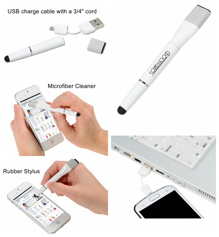 4 in 1 cable stylus pen