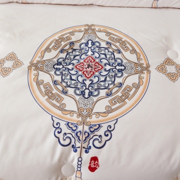 Chinese style Auspicious Soybean Fiber Winter comforter