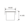 LEDER Oprit Gebruikt 15W LED Inbouwverlichting