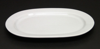 oval ceramic saucer