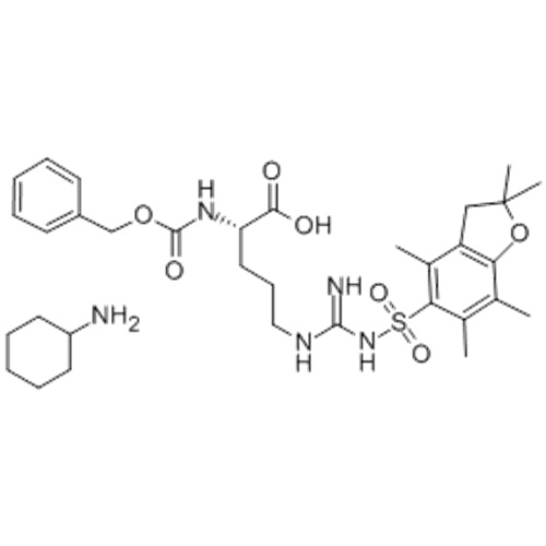 N-ALPHA-BENZYLOXYCARBONYL-N'-2,2,4,6,7-PENTAMETHYLDIHYDROBENZOFURAN-5-SULFONYL-L-ARGININE CYCLOHEXYLAMINE CAS 200190-89-2