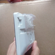 PH503 supermarket shelf railway guide , hanging transparent standing price label / tag holder for electronic shelf label