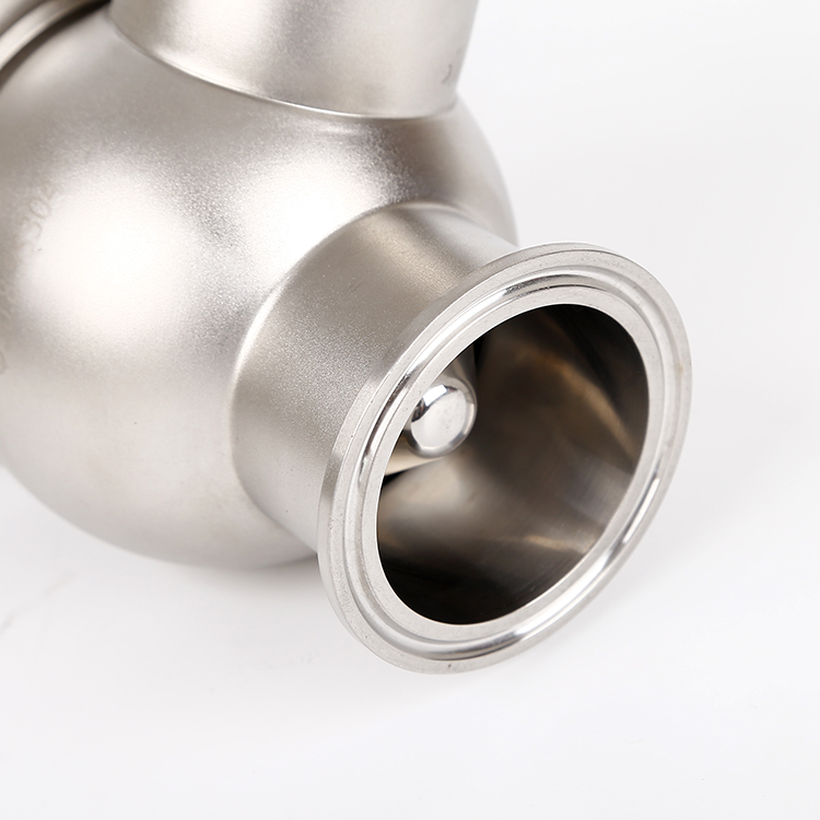 Sanitary Manual Stainless Steel Regulating Valve And Weld Divert Seat Valve