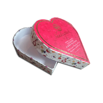 Custom Heart Shape Gift Paper Box