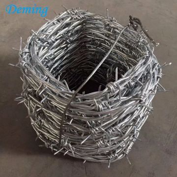 Factory Price 25kgs Galvanized Barbed Fencing Wire
