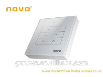 single line motorized roller shades remote/touch screen remote for window shades