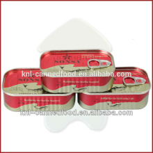 canned sardine pilchard in oil 125gX50tins
