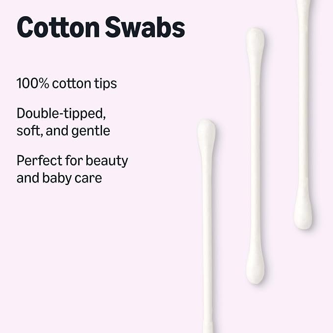 Soft Dual-Tip Cotton Buds Safe for Infants and Hygiene
