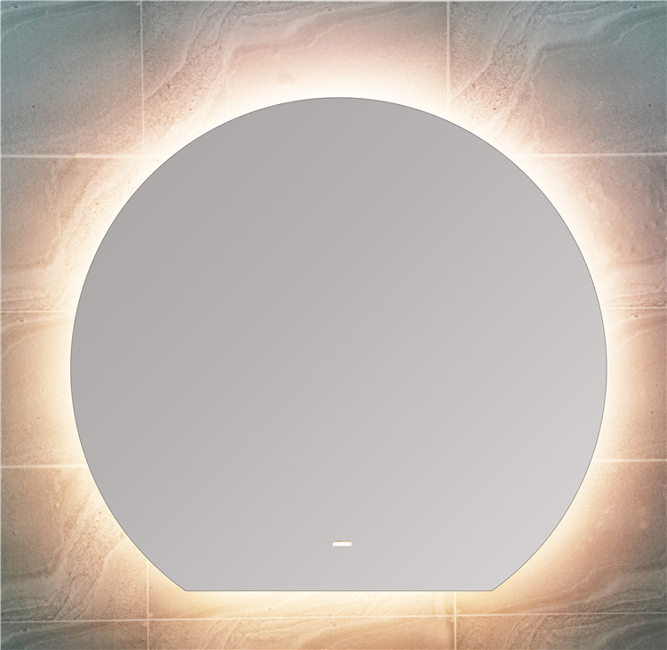 LED lighted bathroom mirror