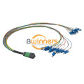 24F MPO(M)-LC UPC SM 0.9 Fiber Patch Cord Type B