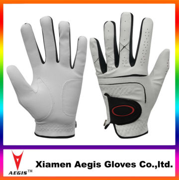 Wholesale Custom Synthetic leather golf gloves,Pu synthetic leather golf glove