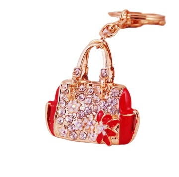 Zinc alloy bag keychain