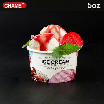 wholesale ice cream paper cup/8oz bowl type single wall paper cup/ ice cream container