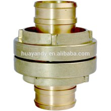 Cost price hot selling copper russian type fire hose couplings