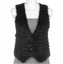YR157 Hot Sale in Mexico Fur Vest/Sheared Rabbit Fur Waistcoat