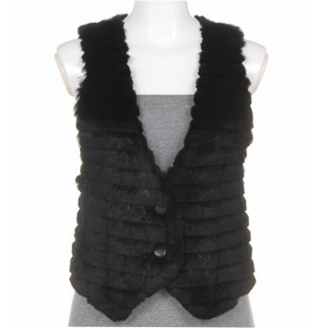 YR157 Hot Sale in Mexico Fur Vest/Sheared Rabbit Fur Waistcoat