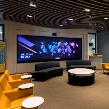 Indoor Full Color LED Display: Giant Billboard & Rollable Advertising Video Wall