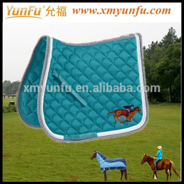 Polyester Filling and Polycotton Lining Quilted cotton Foam saddle pad