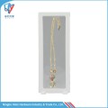 23x9x2cm plastic witte ketting sieraden verpakking cadeaubonist