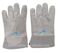 Argon Welding White Goatskin Leather Work Glove China