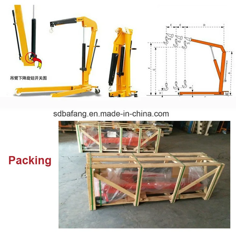 Mini Mobile Single-Arm Crane