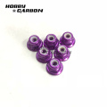 Anodized Aluminum Nylon Lock Nuts by Metric