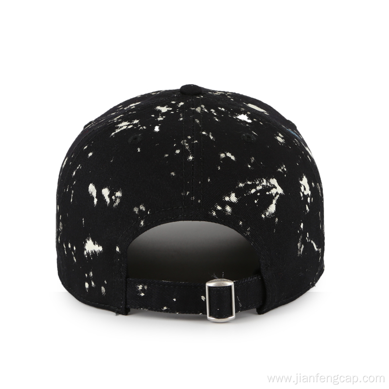 Freedom splatter print art fashion baseball cap