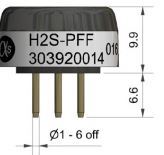 high temperature condition H2S detection H2S-PFF series H2S gas sensor