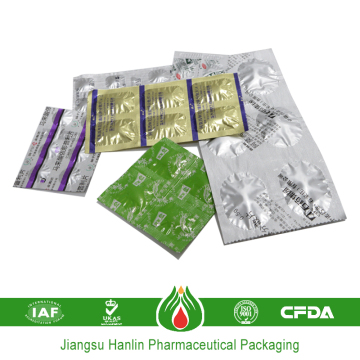 chemical formula reinforced aluminum foil for tablets packaging