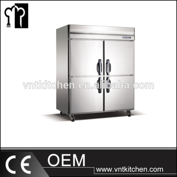 Static Cooling Stainless Steel Commercial Refrigerator Freezer