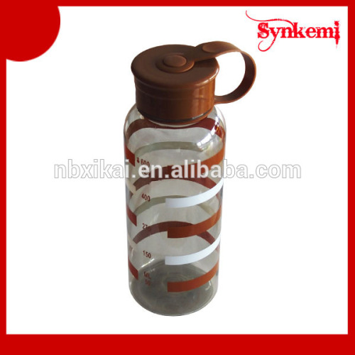 600ml Portable plastic filter water bottle