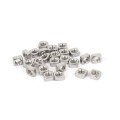 Stainless Steel Silver Square Nuts