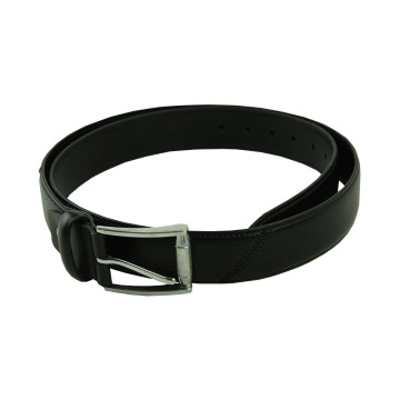 Real Leather Men Jeans Belt with Blank Logo