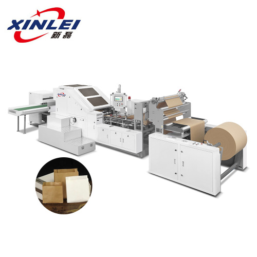 Semi Automatic Square Bottom Food Packing Kraft Paper Machine