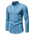 Custom Men's Buttonless Long Sleeve Shirts
