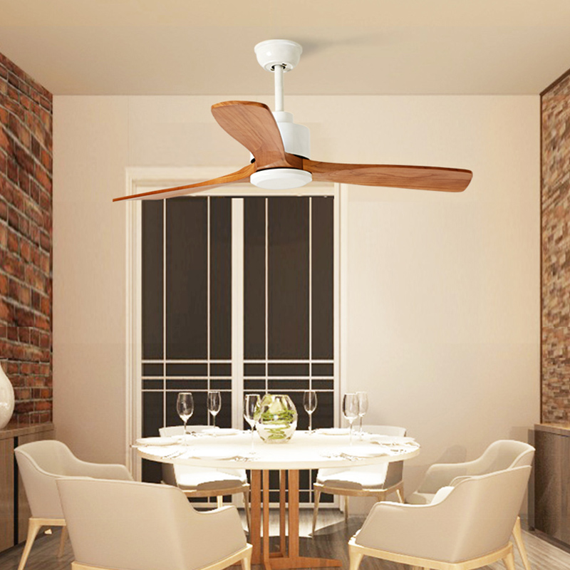 Wooden Modern Ceiling FanofApplicantion 52 Inch Ceiling Fan With Remote