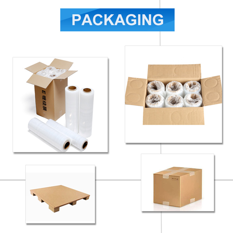 Free Sample LLDPE Packing Wrapping Roll Black Stretch Film