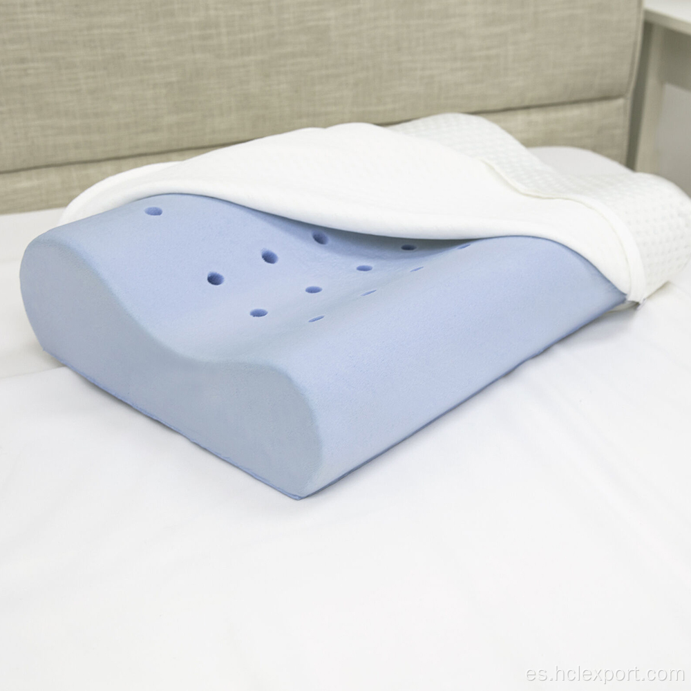 almohada de gel de espuma para la cama de cuello de gel enfriamiento