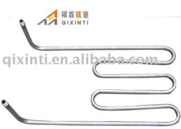 Titanium tube for condenser