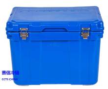 rotomodelled plastic insulated ice cooler box