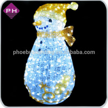 3D christmas snowman decoration light