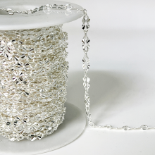 High Quality 925 Sterling Silver Dapped Lip Necklace Chains Bulk: Ideal for Jewelry Making