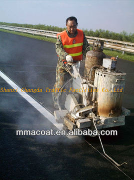 Thermoplastic oil paint raw materials for spray raod marking