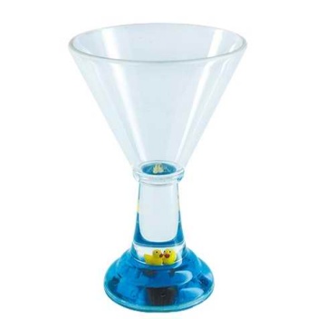 wholesale acrylic water goblets with customized figurine