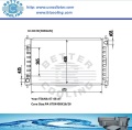 Radiador para auto NISSAN TEANA 07-08