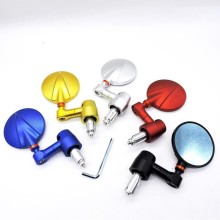 CNC Aluminum Round Handle Bar End Mirrors for Honda Suzuki Kawasaki BMW KTM